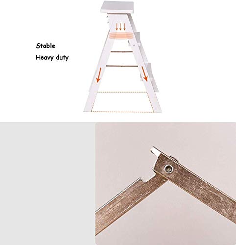 Taburete de escalera plegable y portátil para jardín 6