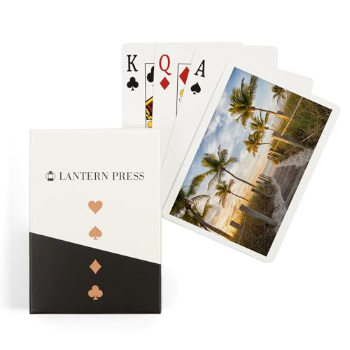 Baraja de 52 cartas tamaño póker con fotografía Florida