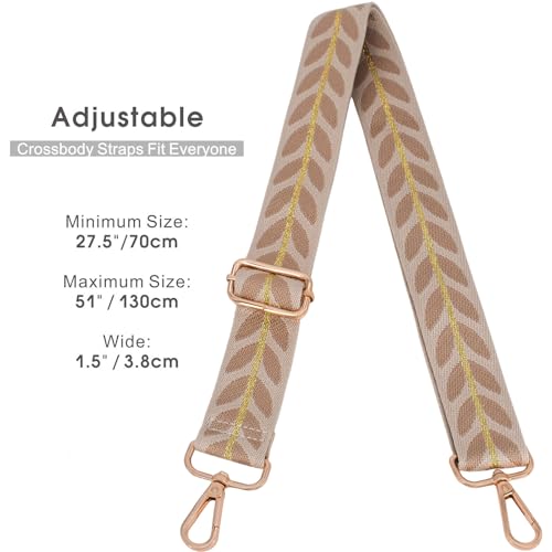 Image of Replacement Purse Strap Shoulder Strap Adjustable Crossbody Strap for Women Crossbody Wide Shoulder Bag