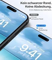 TORRAS SunView AR iPhone 18 Pro Max für Panzerglas 9H+ Anti-Reflex,2 Stück – Ansicht 4