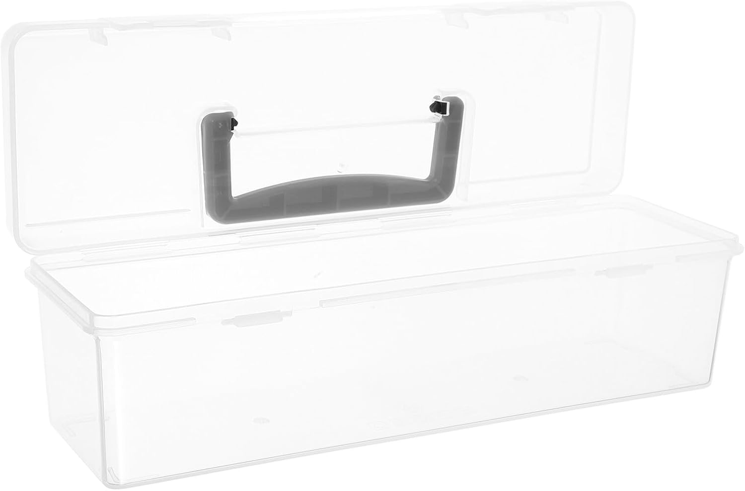Tool Box with Handle, Compact Portable Hardware Organizer