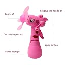 Hk Toys Kids Personal Fan with Mist Spray – Handheld Mini Fan | Safe Design | Lightweight for Easy Travel (Random Colour) gallery image