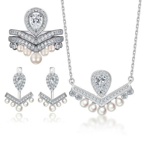 Ensemble de collier en forme de V pour vos soirées de gala
