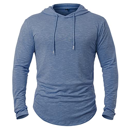 Sweat à capuche fin de sport homme textile technique haute respirabilité