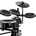 ALLSET 700 Professional Electric Drum Sets with Mude Mesh Drum Pads, 10