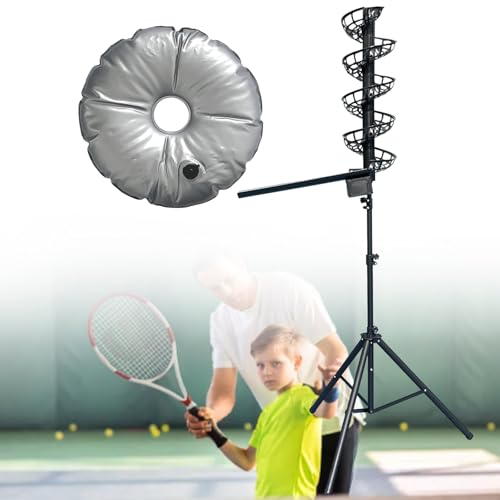 TBANVOO Lanzador Eléctrico de Pelotas de Tenis Mod. 30 Pelotas