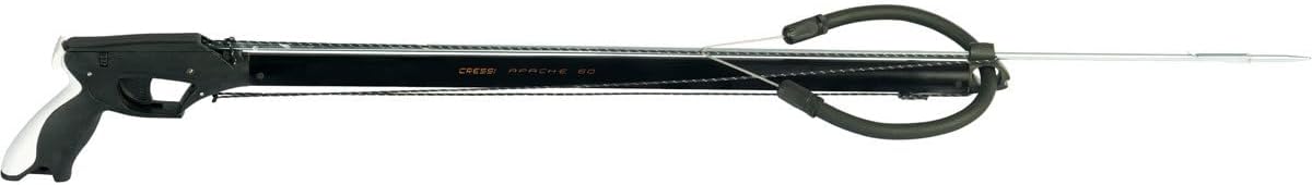 Cressi Apache Aluminum Speargun with Galvanized Shaft Circular Elastic Band