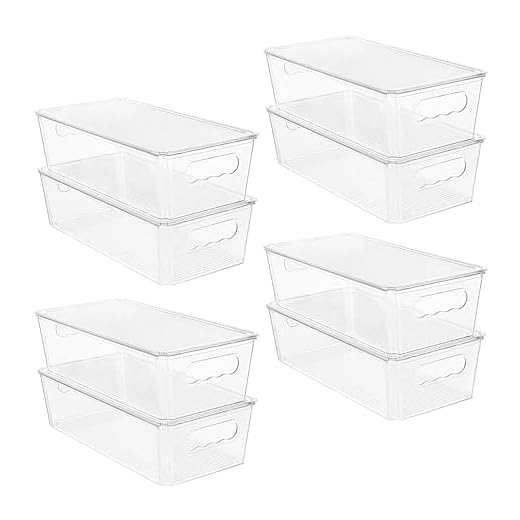 Vtopmart 8pcs Clear Organizer Set