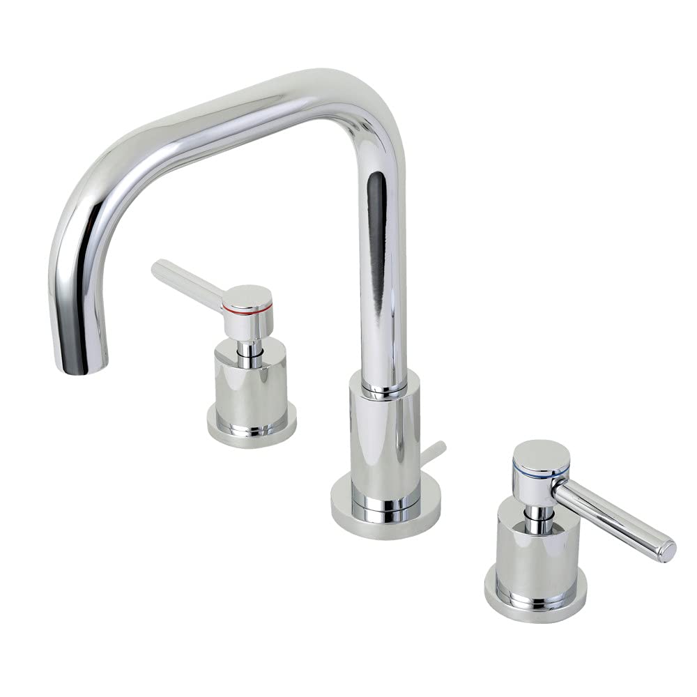 Robinet de toilette monotrou Kingston KS8931DL en laiton massif chromé