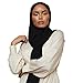 VOILE CHIC Small Luxury Chiffon Hijab For Women - Black