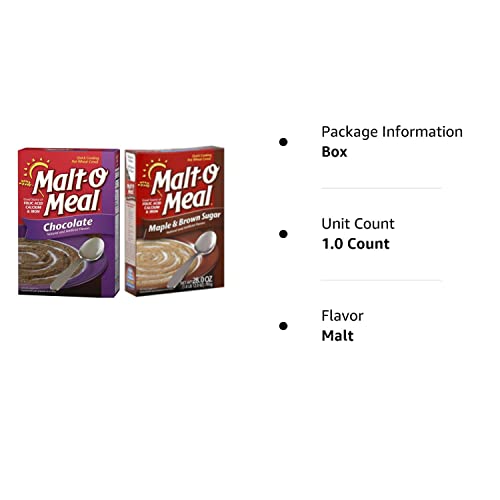 Malt O Meal Variety Pack. Chocolate Along With Maple And Brown Sugar Flavors. Convenient One Stop Shopping For The Best In Hot Breakfast Cereals. Who Doesnt Love A Hot, Nutritious Breakfast! #TOP1
