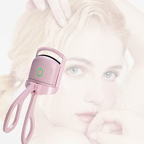 Heated Eyelash Curler, Electric Eyelash Curlers, Usb Rechargeable Eye Lash Curler With 2 Temperature Modes Quick Natural Curling Eye Lashes For Long Lasting #TOP3
