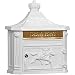 Salsbury Industries 4460WHT Victorian Surface Mounted Mailbox, White