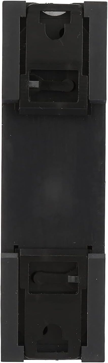 Back view of the LiebeWH DVRD-48 DC Voltage Monitor Relay showing DIN rail clips