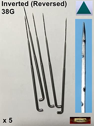 image for M00710x5 MOREZMORE 5pc Needle Felting Needle 38G Medium Inverted Rever