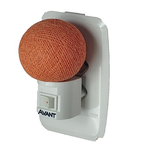 Luz Noturna de Parede Balizadora para Quarto de Bebê e Infantil Colorida Cor Salmão