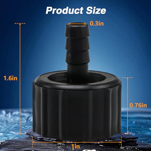 Image of 2PCS Outboard Joint Assembly Flush Hose Adapter Compatible with Yamaha Outboard 150HP 175HP 200HP 225HP 300HP Replace#: 6R3-12580-00-00