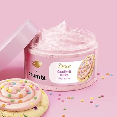 Dove Crumbl Limited Edition Confetti Cake Body Care Gift Set, 3 Count
