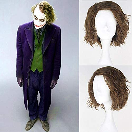 Parrucca Verde Joker Per Adulti – Costume Pazzo Cattivo, Cosplay Elegante Per Halloween