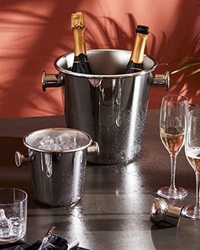 Cubitera Alessi 5052 de acero inoxidable para botellas de vino 5