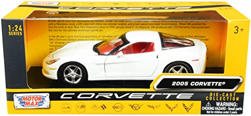 Motormax Modelo 2005 Chevy Corvette C6 1:24 Diecast