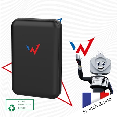 W Onder Full Power - Batteria Esterna Magnetica Da 5000 Mah, Compatibile Con Iphone, Samsung, E Altri Cellulari Magnetici, Ricarica Rapida Da 20 W Con USB-C In Ingresso E Uscita, Cavo USB-C Incluso. - 5