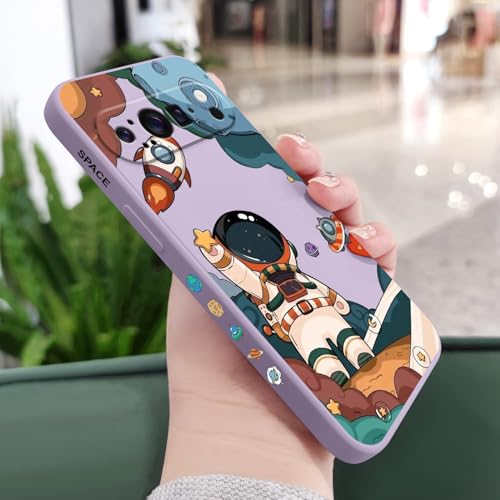 Coque Pixel 9 Pro XL motif floral antichoc et design astronaute