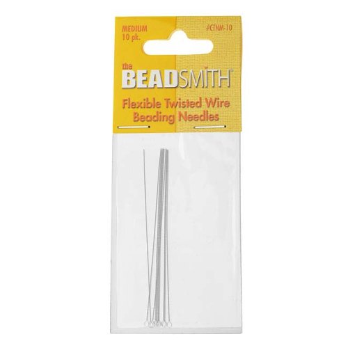 Beading Needles Flexible Twisted Medium (10)