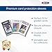 BCW Resealable Graded Card Sleeves - 100 Pack | Clear Polypropylene Protection for PSA, Beckett & More | Acid-Free, Archival Quality | Fits Trading, Sports and Collectible Cards