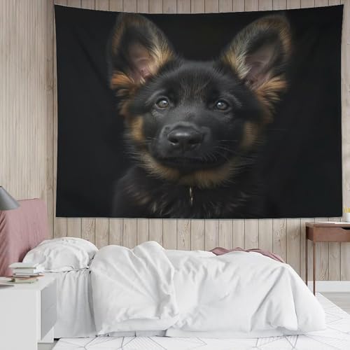 Tapisserie Berger Allemand 3D grand format 180x230 cm pour deco murale salon - 5