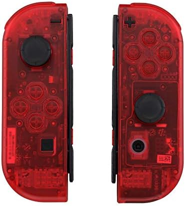 eXtremeRate Chrom Srebro Joycon Handheld Controller Housing z Pełnym Zestawem Przycisków, DIY Wymiany Shell Case dla Nintendo Switch & Switch OLED Model Joy-Con  Console Shell Nie Jest Wliczona W Cenę