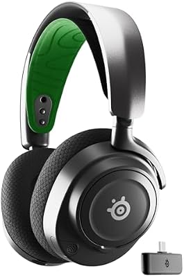 SteelSeries Arctis Nova 7X Wireless - Cascos Xbox Inalámbricos - Controladores magnéticos de neodimio - 2,4GHz + Bluetooth - 38h de batería - Micro ClearCast Gen2 IA - Xbox, PS5, PC, móvil
