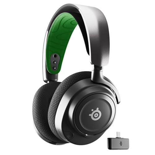 SteelSeries Arctis Nova 7X bezprzewodowy zestaw słuch. - Neodymowe ster. magn.— 2,4 GHz + mieszanie Bluetooth — Bateria USB-C 38 godz. — Mikr. ClearCast Gen2 AI — PS5, PC, Switch, VR, urz. mob.