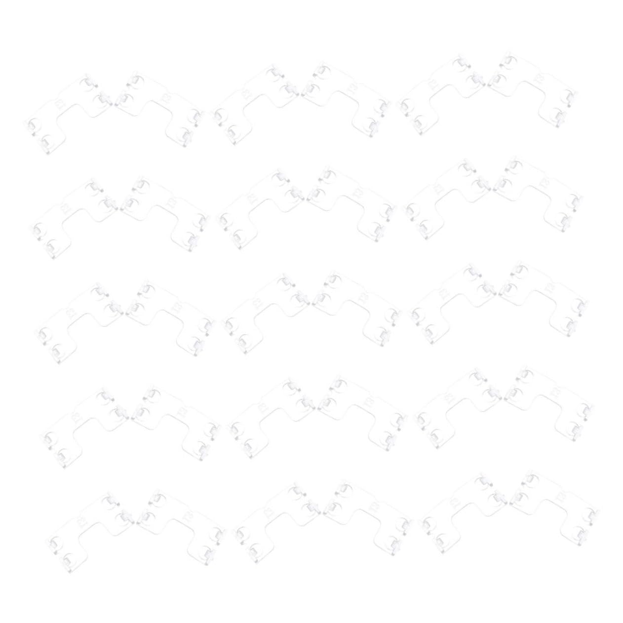 Alipis 30Pcs Butterfly Shaped Valance Clips for Vertical Blinds Plastic Window Covering Support Easy Installation Decorative Clips for Home Use