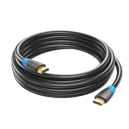 Image of amazon basics HDMI Cable, High Speed, Supports 3D, 4K@60Hz, ARC and CEC Extension, Gold-Plated Connectors, Compatible with TV, Set-Top Box, Gaming Consoles, Blu-Ray (3 Metres)