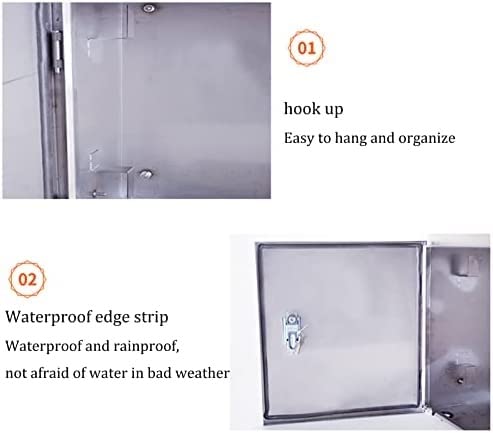 Caja de conexiones eléctrica Caja De Conexiones Eléctricas De Acero Inoxidable, Caja De Distribución De Caja De Proyectos Eléctricos De Metal Resistente A La Intemperie, Pila De Carga De Vehículos Elé