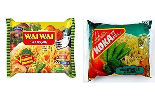 Amazon.com : Wai Wai instant noodles -Vegetable flavour 75 gms ...