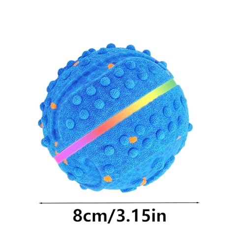 Interaktiver Ball für Hunde- 3 Spielmodi, E- TPU mit Lichtern, rotierendes Hüpfen, intelligenter automatisch beweglicher, interaktiver Hundeball, für starke, schwere aggressive Kauer, halten-6