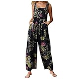 DNKZWUPUP Jumpsuits & Rompers for Women - Casual Travel & Festival Outfits - Sexy Clubwear - Maternity Black 5XL