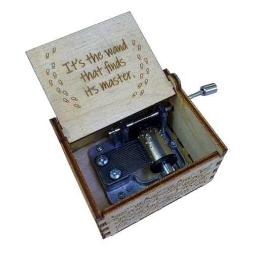 Image of Zesta Harry Potter Musical Box Gift | Music Crank Mini Collectible for Girlfriend, Boyfriend, Husband, Wife | Unique Musical Gifts for Music Lovers | Vintage Wooden Box