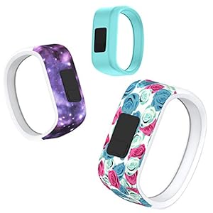NotoCity Compatible Garmin Vivofit 3 Watch Band Sport Watch Strap for Garmin Vivofit JR/Vivofit JR 2/Vivofit 3(Flower…