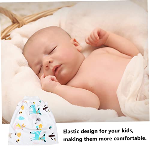 VICASKY 3 Pecas Calças Dormir Urinário roupas íntimas meninos fralda recém-nascida fraldinha boca pa