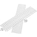 Croing 32 pcs White - Drawer Dividers - Drawer Organizer - Ornament Storage Dividers