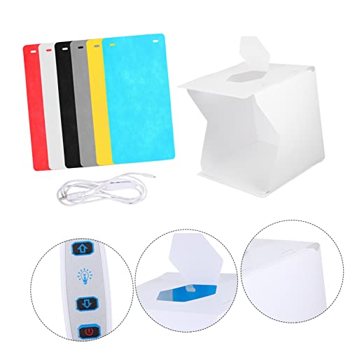 jojofuny 2 Conjuntos De Kit De Tenda De Tiro De Foto De Estúdio Portátil Anel De Câmera Mini Dobráve