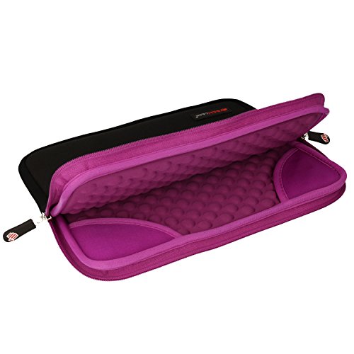 TECHGEAR-Funda-Protectora-de-Neopreno-Delgada-Cremallera-con-al-Interior-de-Burbujas-Anti-Golpes-Carcasa-para-Nuevo-Apple-iPad-97-iPad-Pro-11-iPad-Pro-105-iPad-Air-Air-2-iPad-4-3-Purpura
