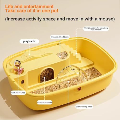 Maison pour hamster style arcade et habitat interactif pour petites souris