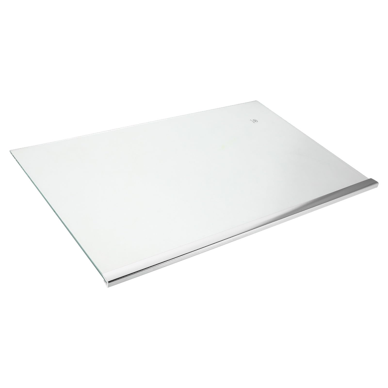 Ciieeo Étagère en Verre Trempé 40x24 Cm pour Congélateur et Réfrigérateur, Séparateur de Rangement Transparent, Pièce de Remplacement Compatible pour Organisation Frigo et Congélateur