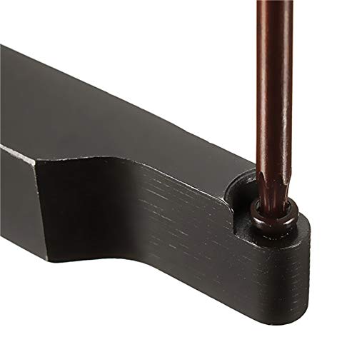 Andoer Suporte para ferramenta de torno de fresamento facial SRAPR1616H10 + 10 unidades RPMT10T3MO i