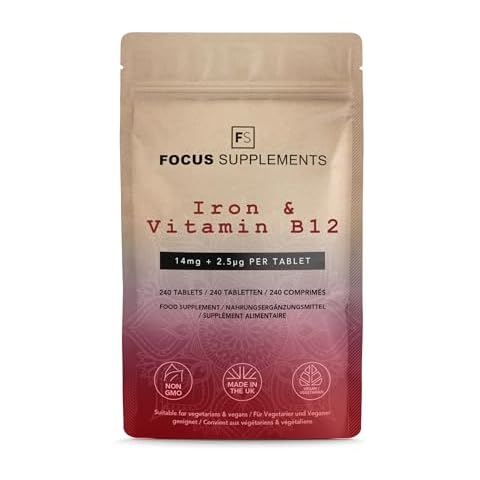 FS Iron Tablets with B12 for Energy Cover