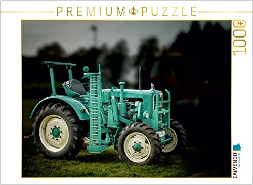 CALVENDO Puzzle Oldtimer Traktor Man 1000 Teile Puzzle quer | Lege-Größe cm Foto-Puzzle für glückliche Stunden